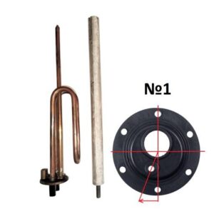 Grzałka 1500W z Anodą i Uszczelką do bojlera Bosch, TESY, Novelo, Elprom